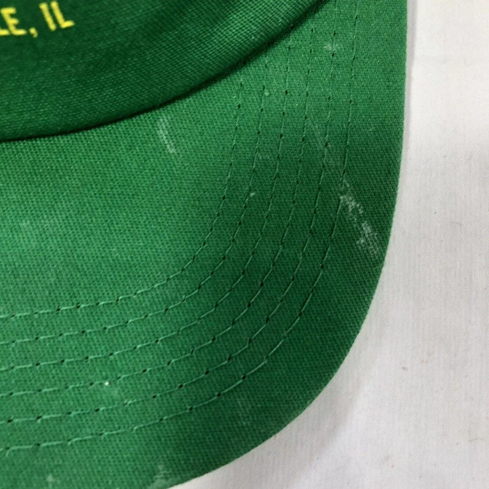 Vintage John Deere Hat Cap Adjustable Snapback Green Riechmann Bros USA Made